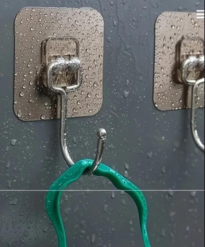 Heavy Duty Adhesive Wall Hooks – Waterproof & Rustproof Stainless Steel Hooks for Kitchen, Bathroom & Home Organization (Pack of 10)