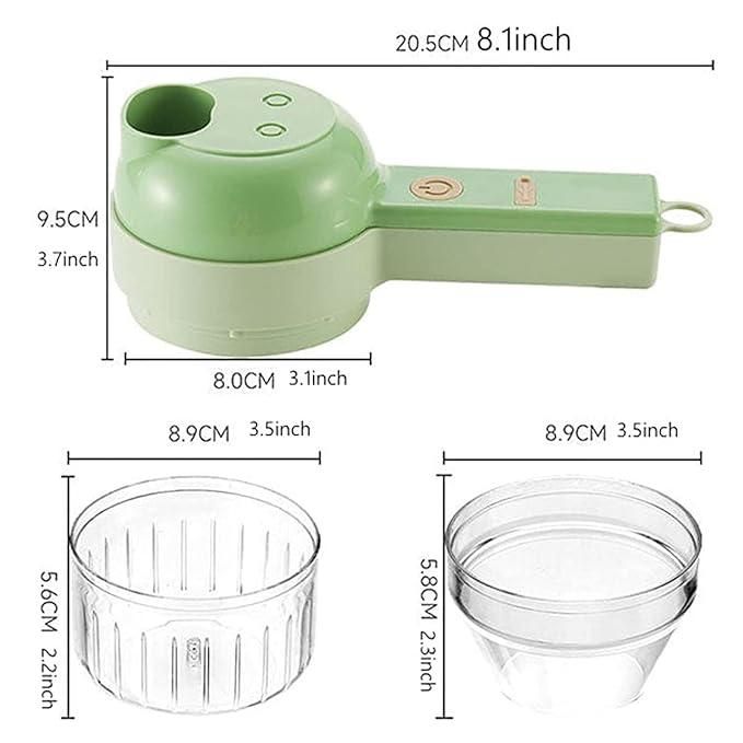 Mini Electric Food Processor & Vegetable Chopper – Multipurpose Kitchen Grinder with USB Rechargeable Battery