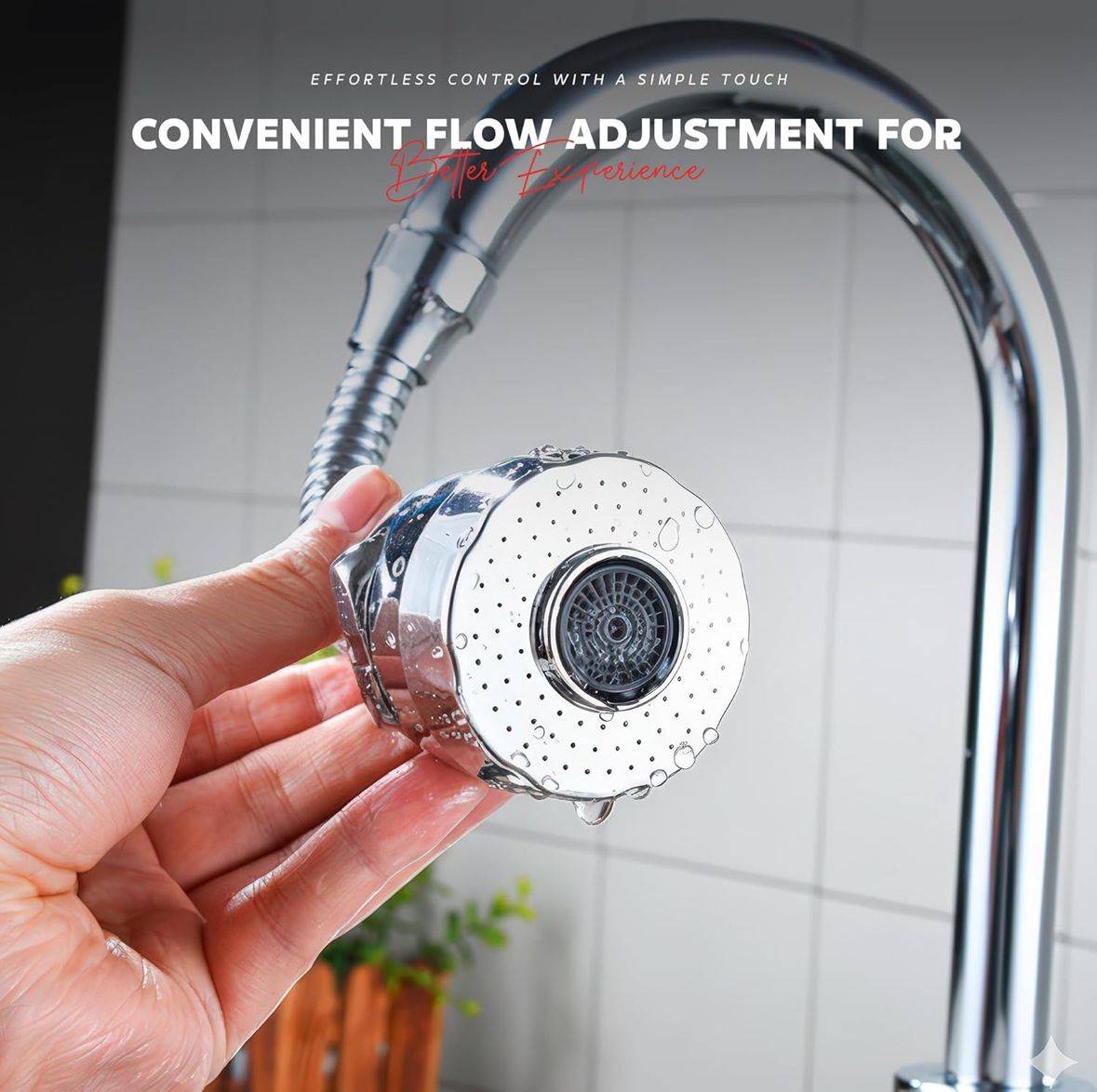 Tap Extender – 360° Flexible Faucet Sprayer