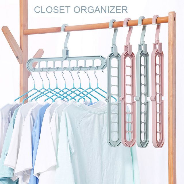 3-Piece Multifunctional Closet Organizer Hangers – Space Saving Wardrobe Solution