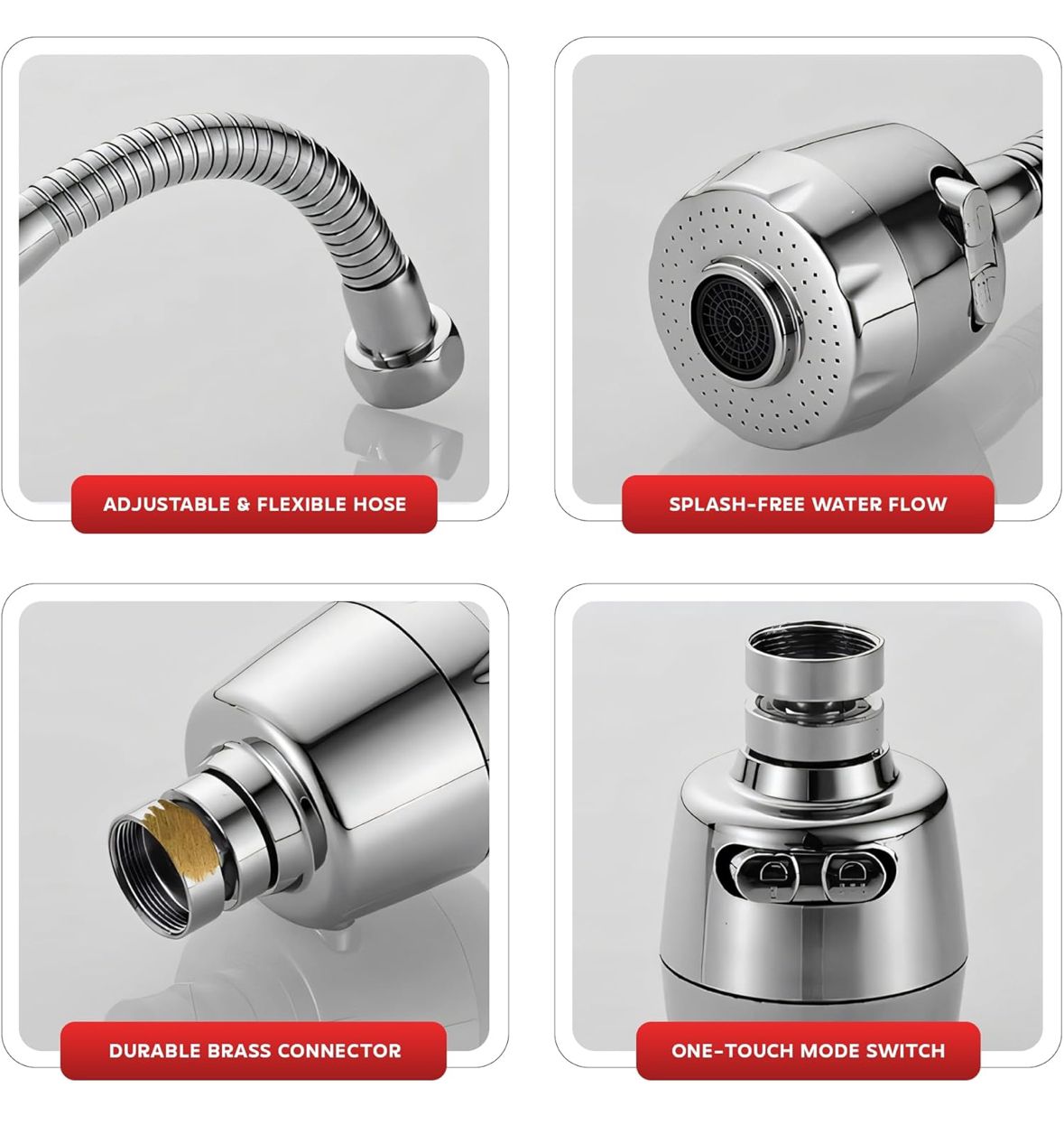 Tap Extender – 360° Flexible Faucet Sprayer